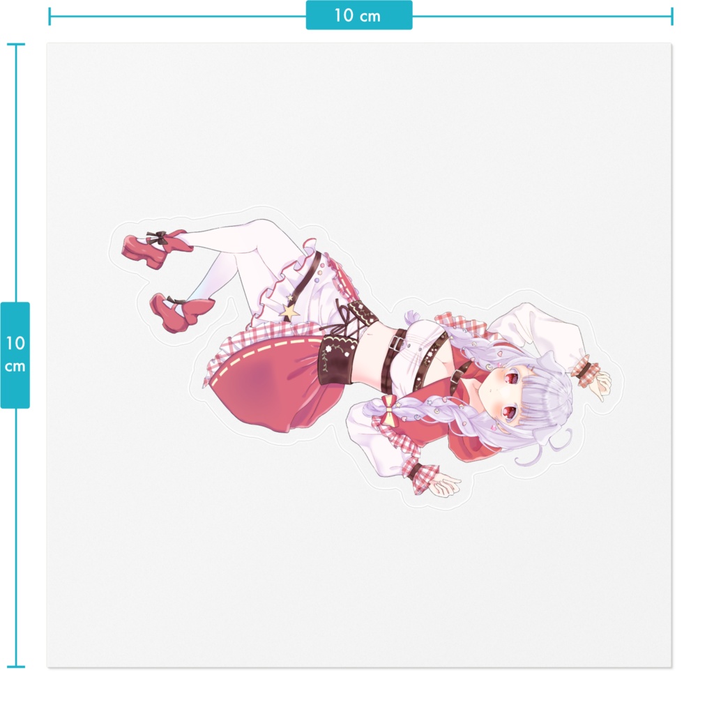 紅白らぶた新キービジュアルステッカー