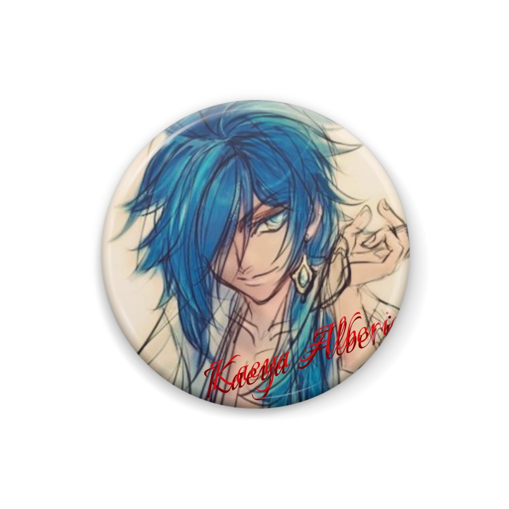 原神 ガイア・アルベリヒ 缶バッチ