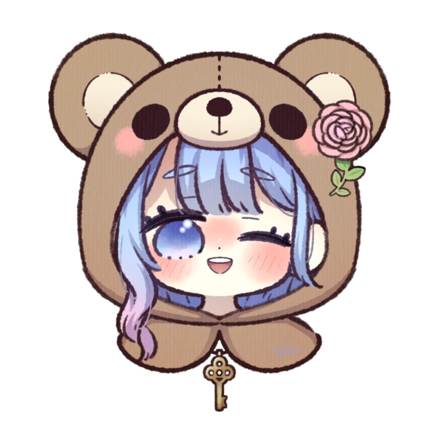 クマパーカー ステッカー