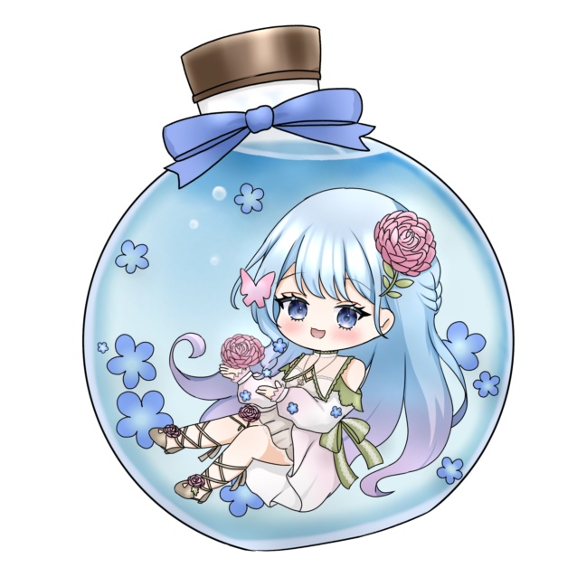 【片面印刷】ハーバリウムアクキー