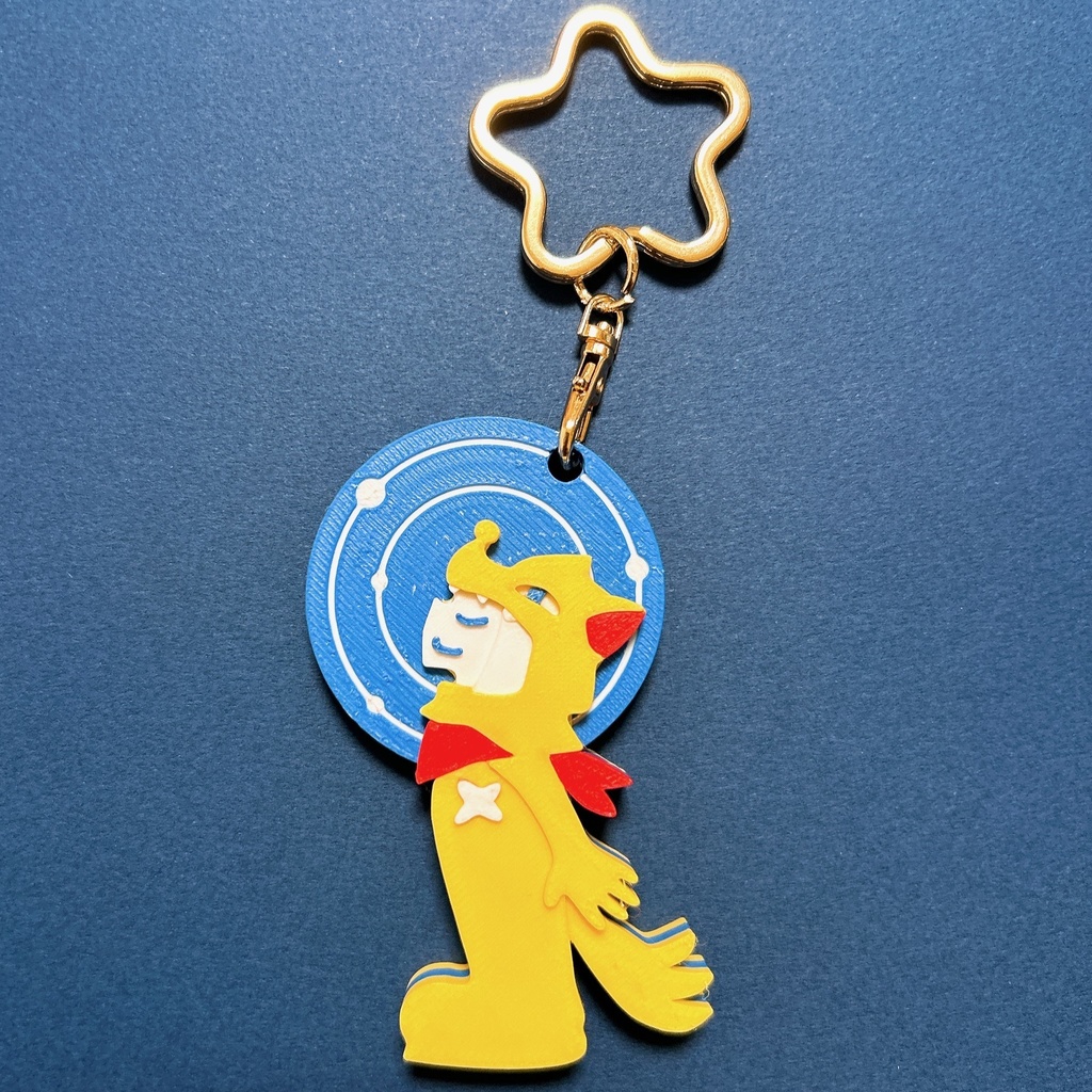 ギミック有／星が回るオオカミ少年チャーム