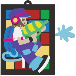 からくりチャーム：水鉄砲発射！Mr. KK 