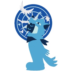 からくりチャーム：くるくる鳥が飛ぶオオカミ少年