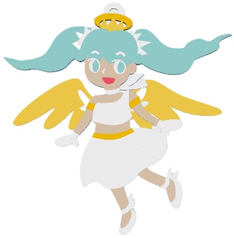 からくりチャーム：羽が動くポエット