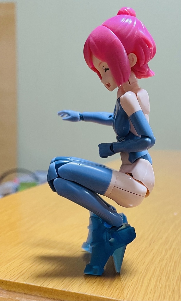 試作品足パーツ 跳月(蒼)