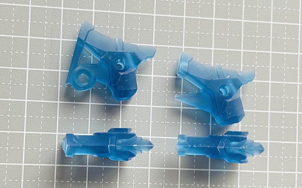 試作品足パーツ 跳月(蒼)