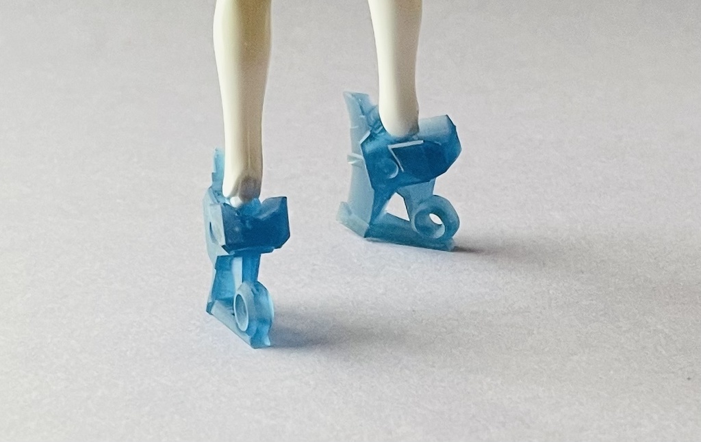 試作品足パーツ 跳月(蒼)