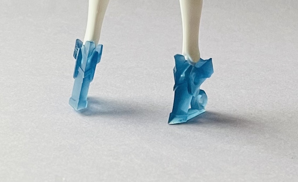 試作品足パーツ 跳月(蒼)