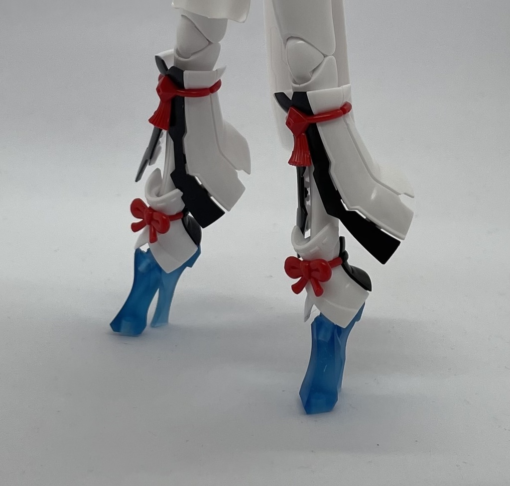 靴パーツ　弁天杓子　蒼