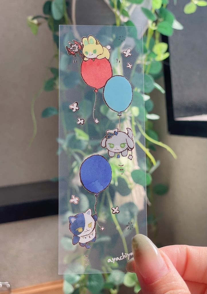 クリアポストカード&しおりセット