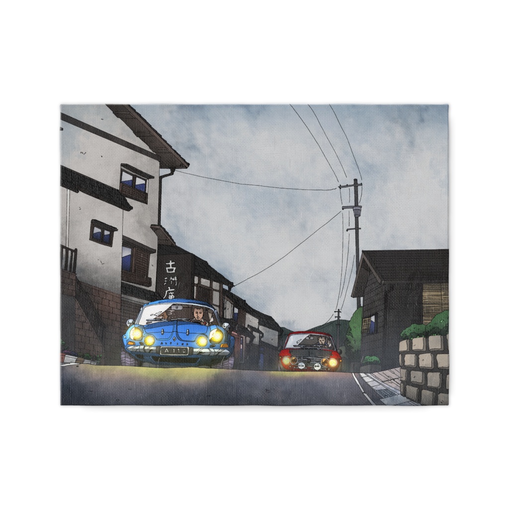 アルピーヌA110VSランチアフルビアHf タペストリー 