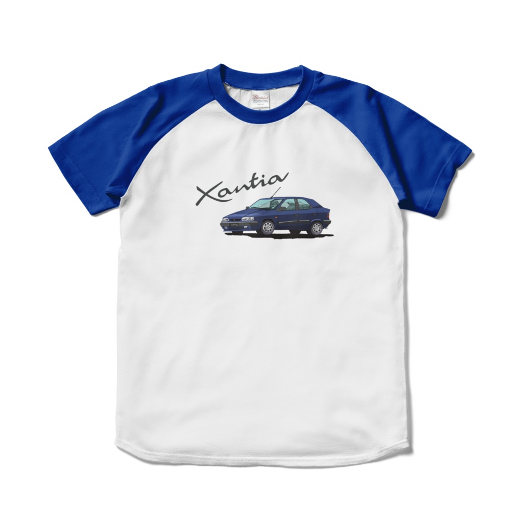 ラグランTシャツ シトロエンエグザンティア(ダークブルー)