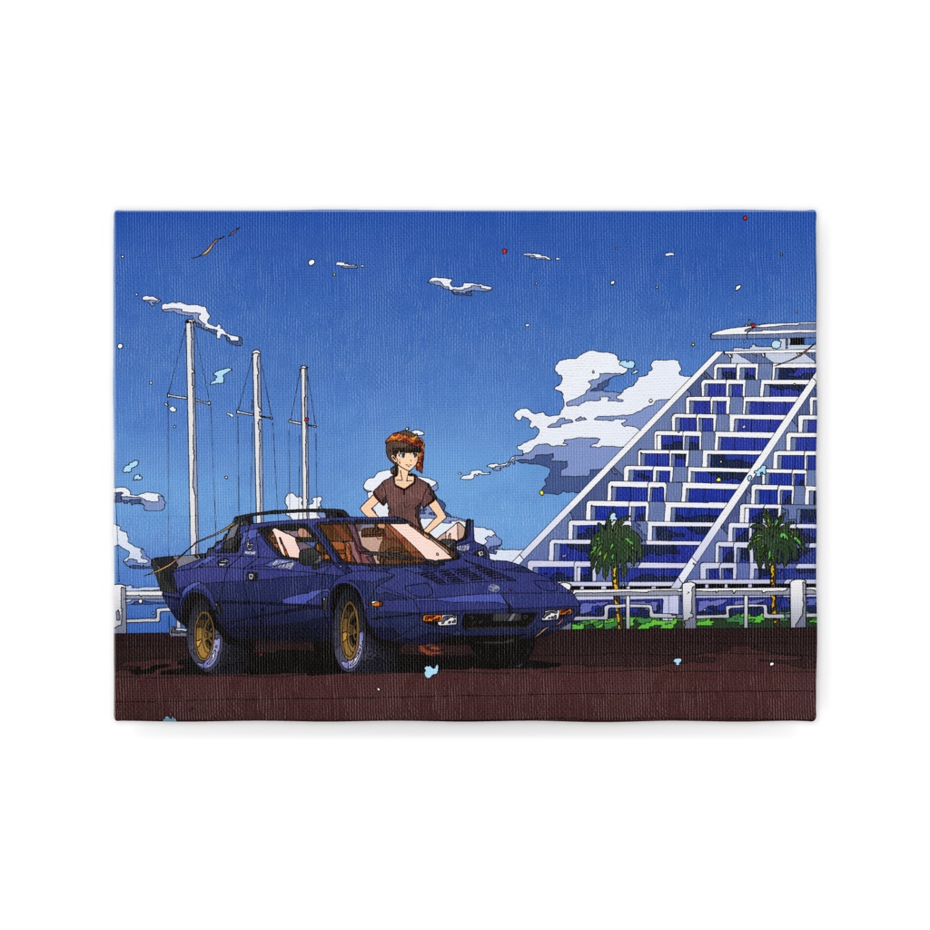 ｢成層圏までは遠いけれど｣F4キャンバス