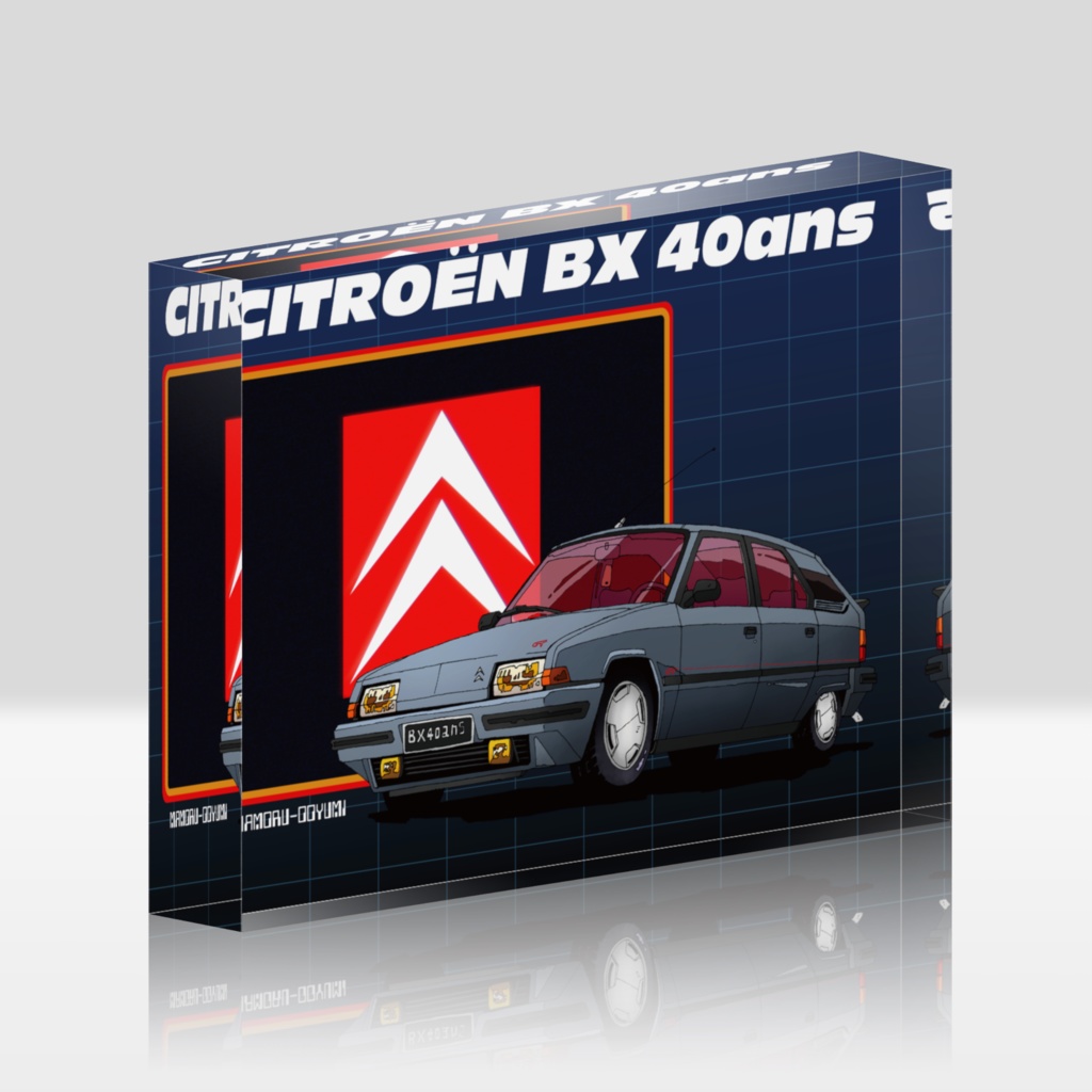 CITROĒN BX 40ans アクリルブロック