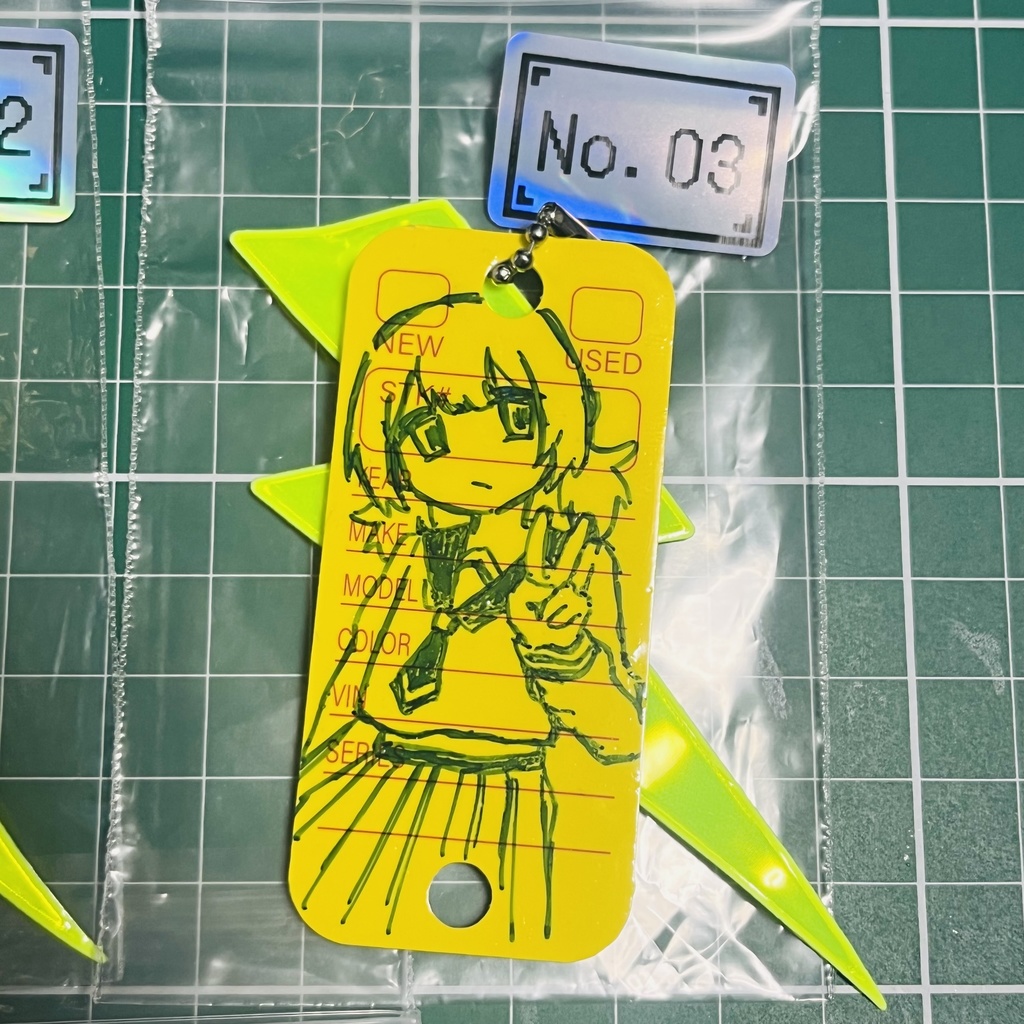 〚SALE〛ドローイングタグキーホルダー