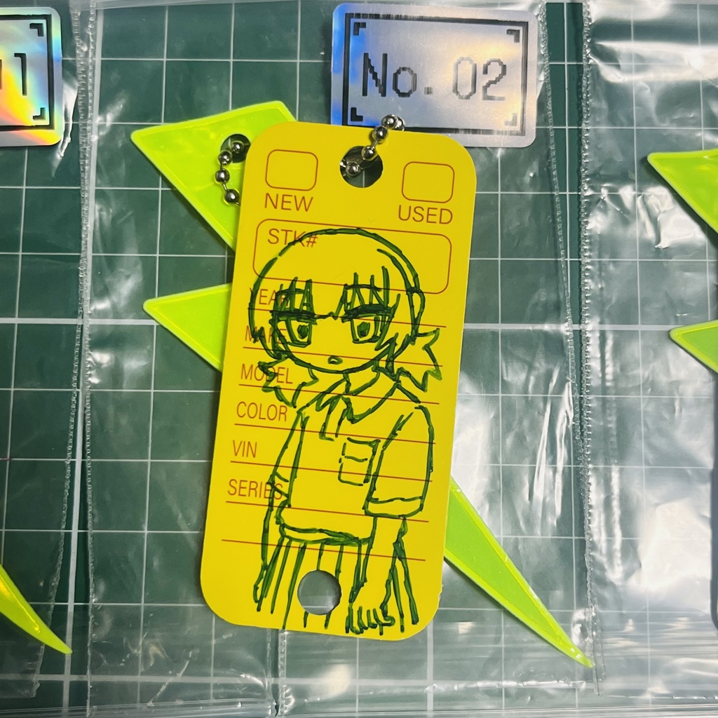 〚SALE〛ドローイングタグキーホルダー