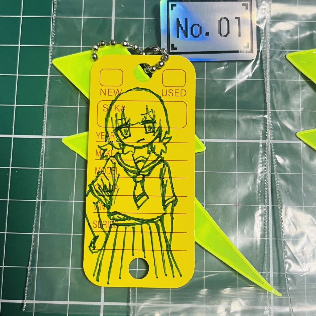〚SALE〛ドローイングタグキーホルダー
