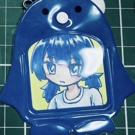 原画入り名札バッジ( ･⊝･ )