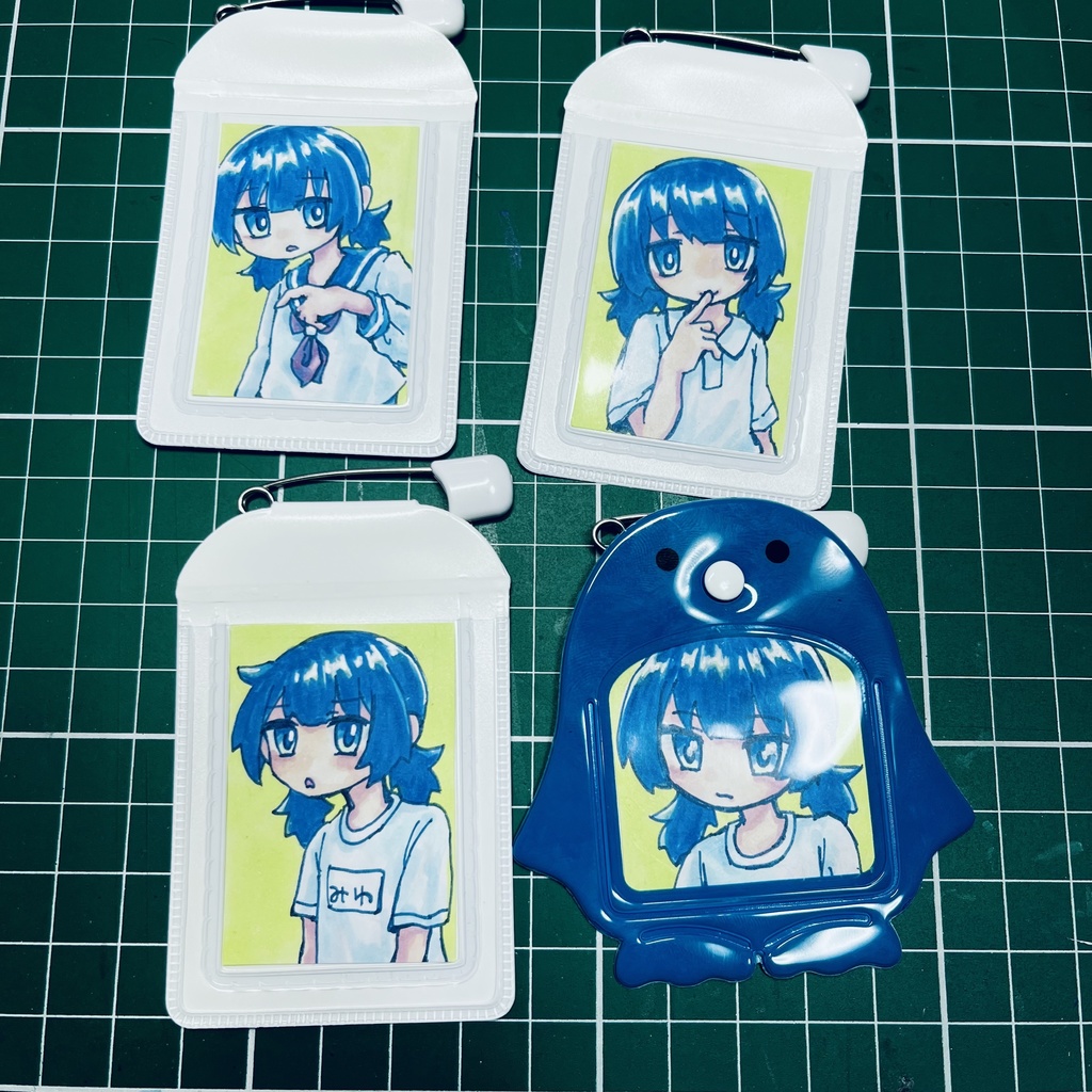 原画入り名札バッジ