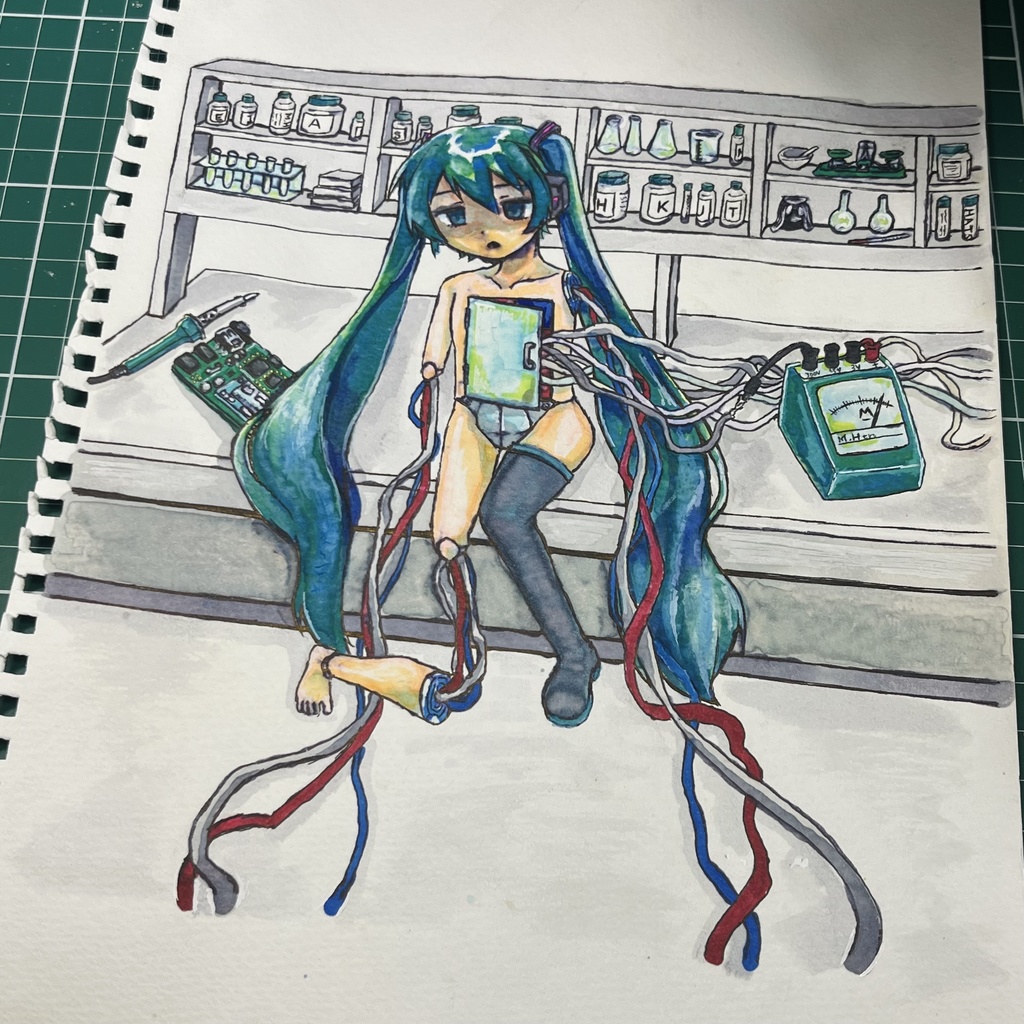 〖原画〗初音ミクの分解
