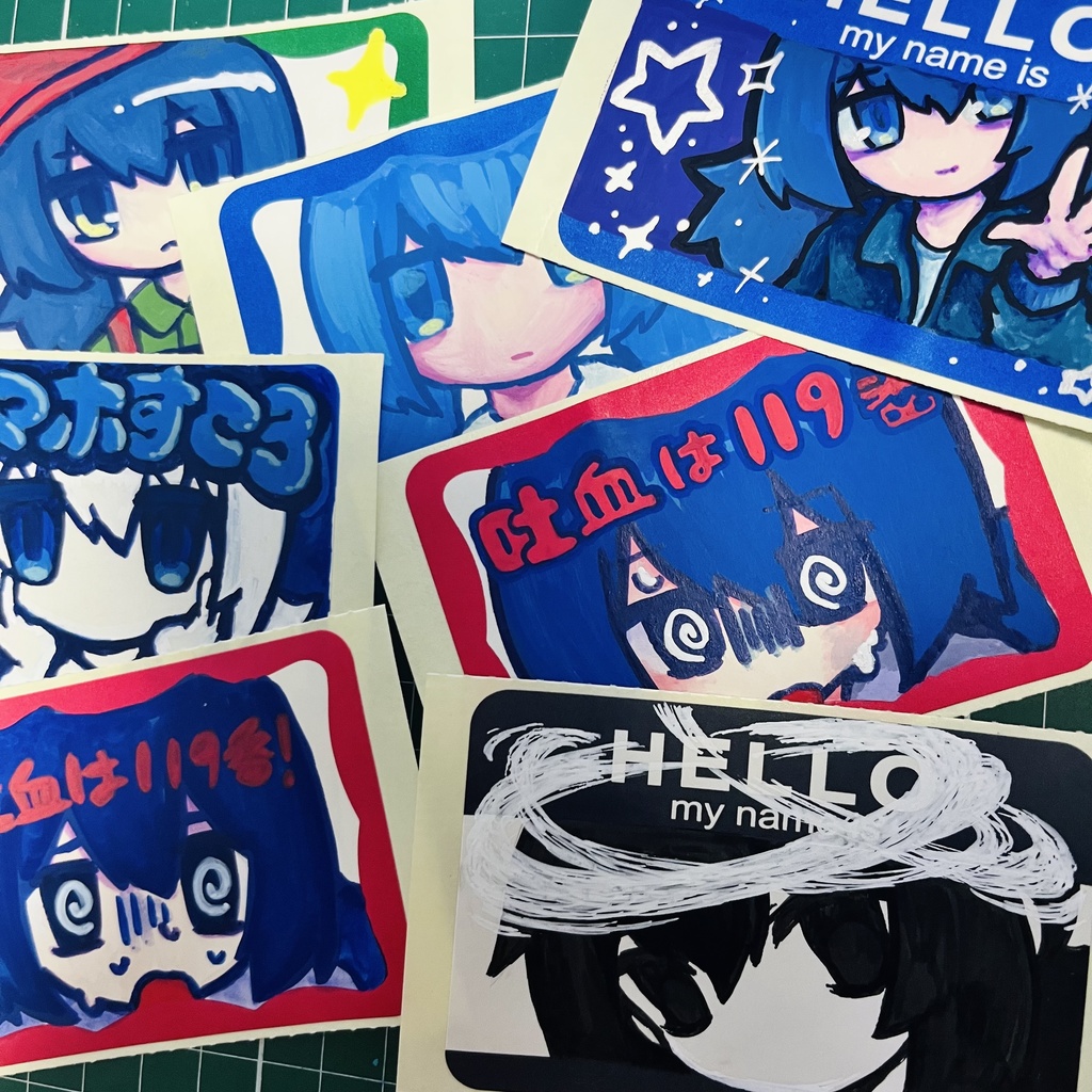 ランダム激ドローイングステッカー