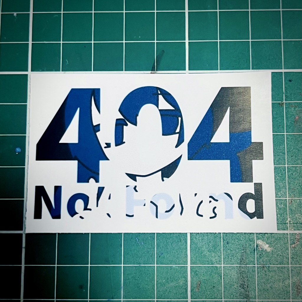 [2枚セット]４０４ステッカー