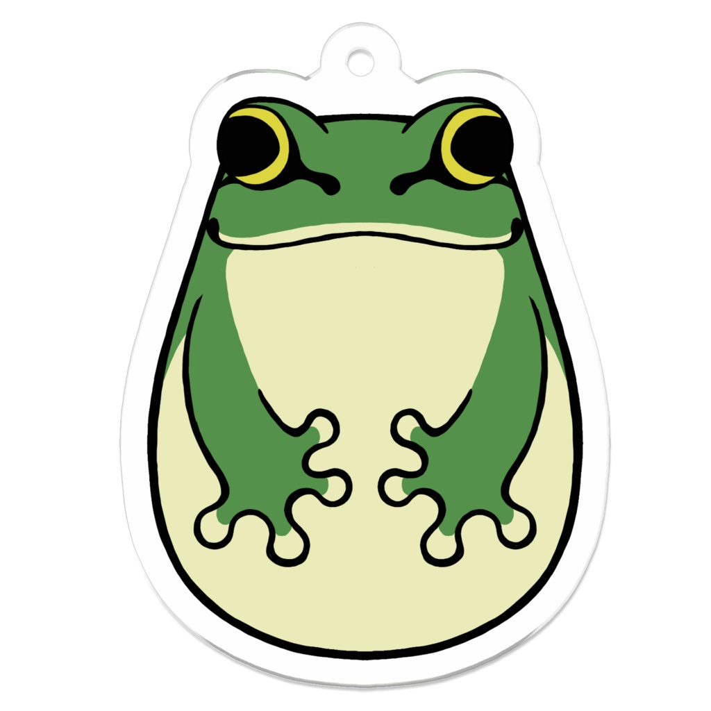 アマガエル小法師アクリルキーホルダー