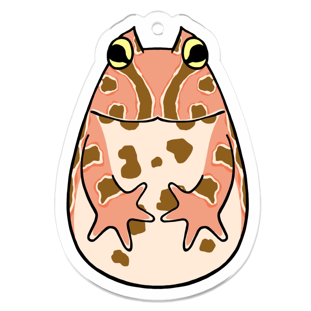 ツノガエル小法師アクリルキーホルダー