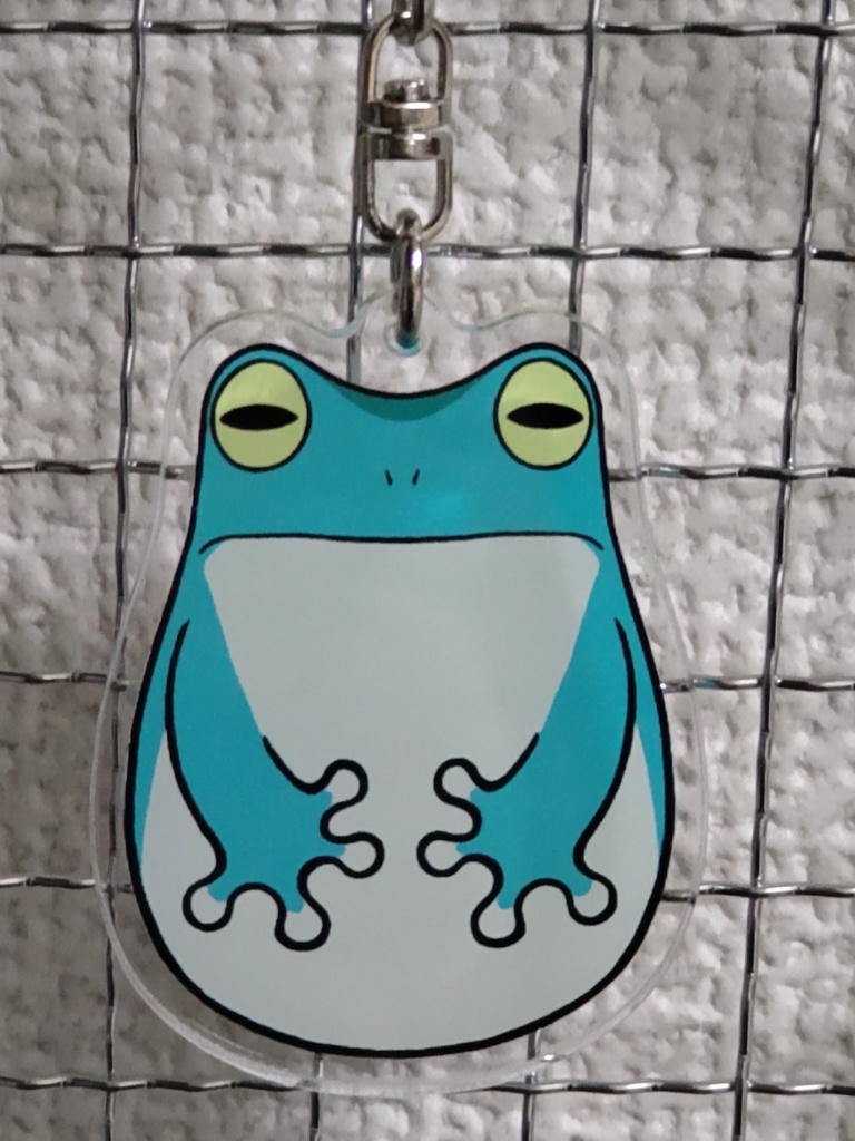 イエアメガエル小法師アクリルキーホルダー