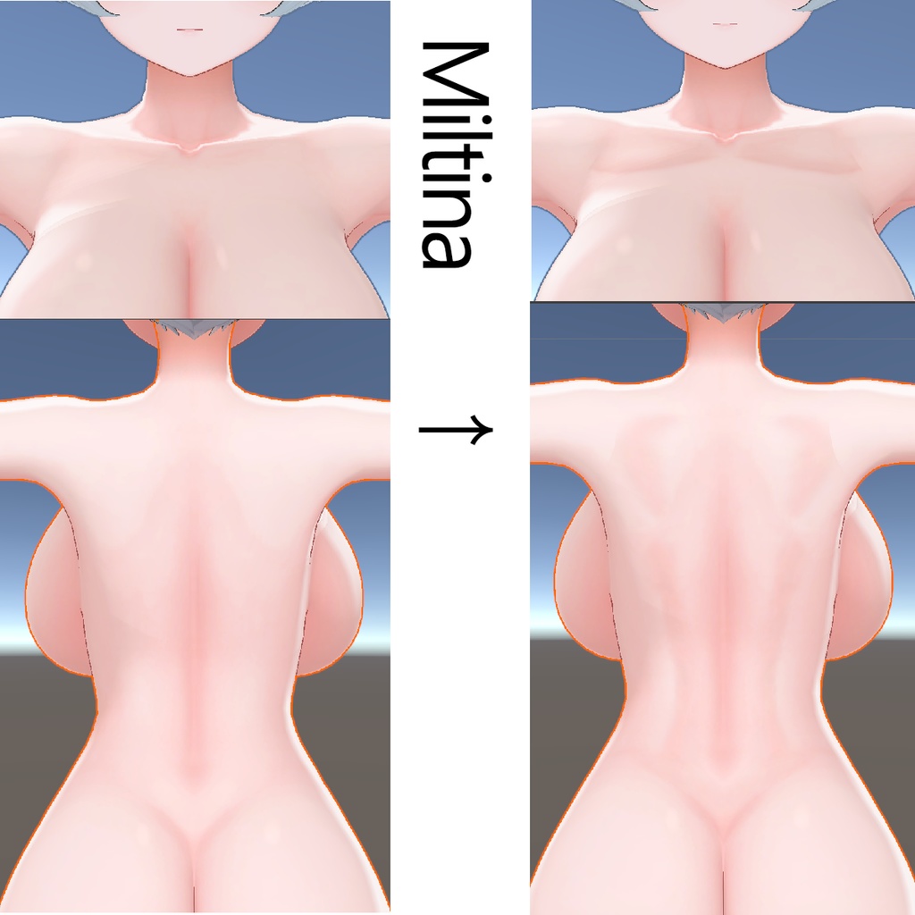 Extra Torso Muscle Texture(胸部筋肉 テクスチャー)