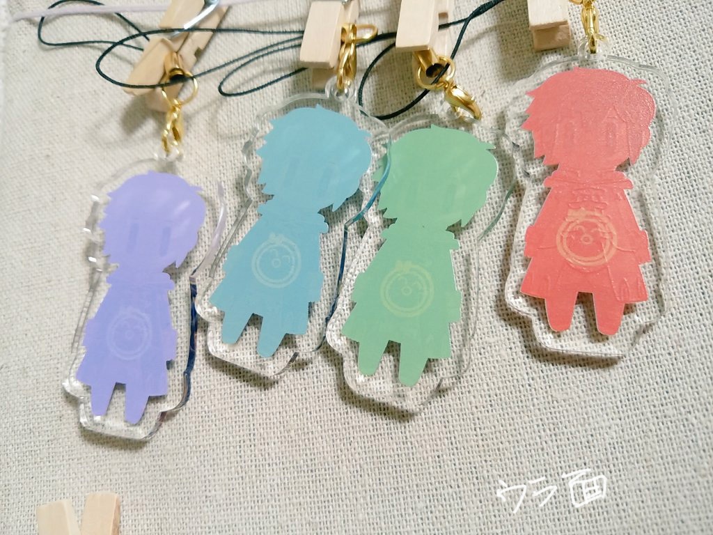 【カラーバリエーションアクリルストラップ】ルフレ♂