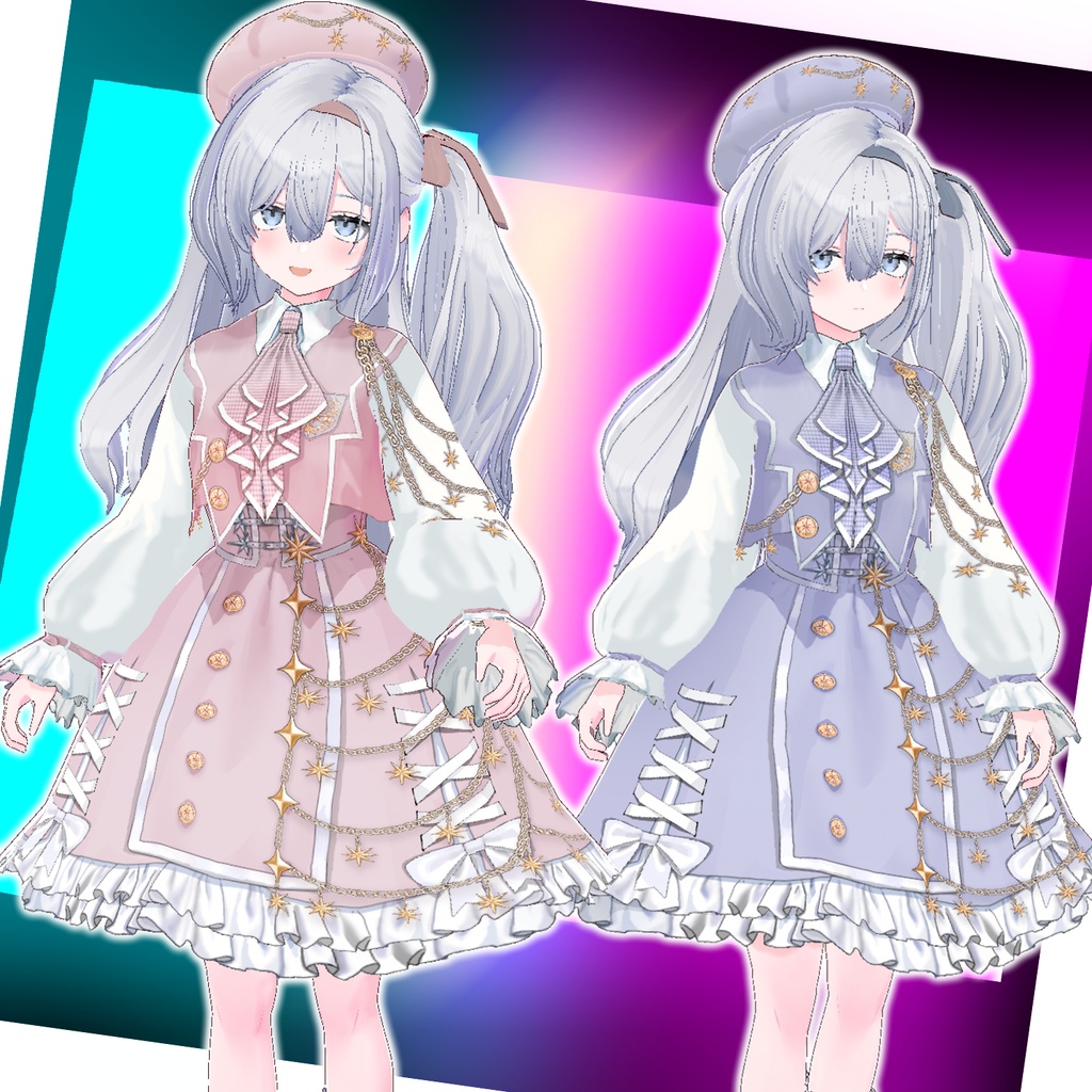 ［衣装 vroid］星屑服(別色)