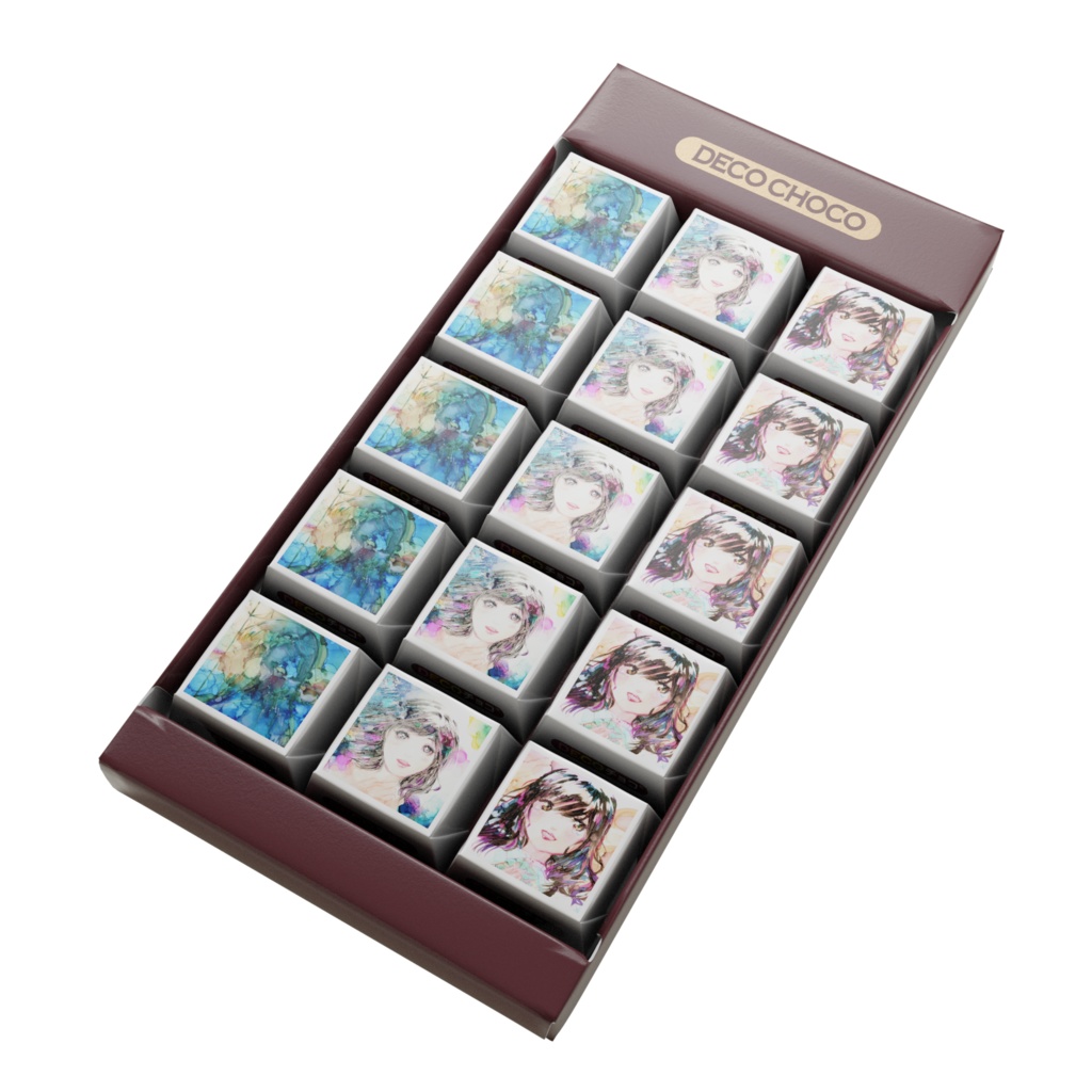 あの日の“そら”は綺麗だったな DECOチョコ