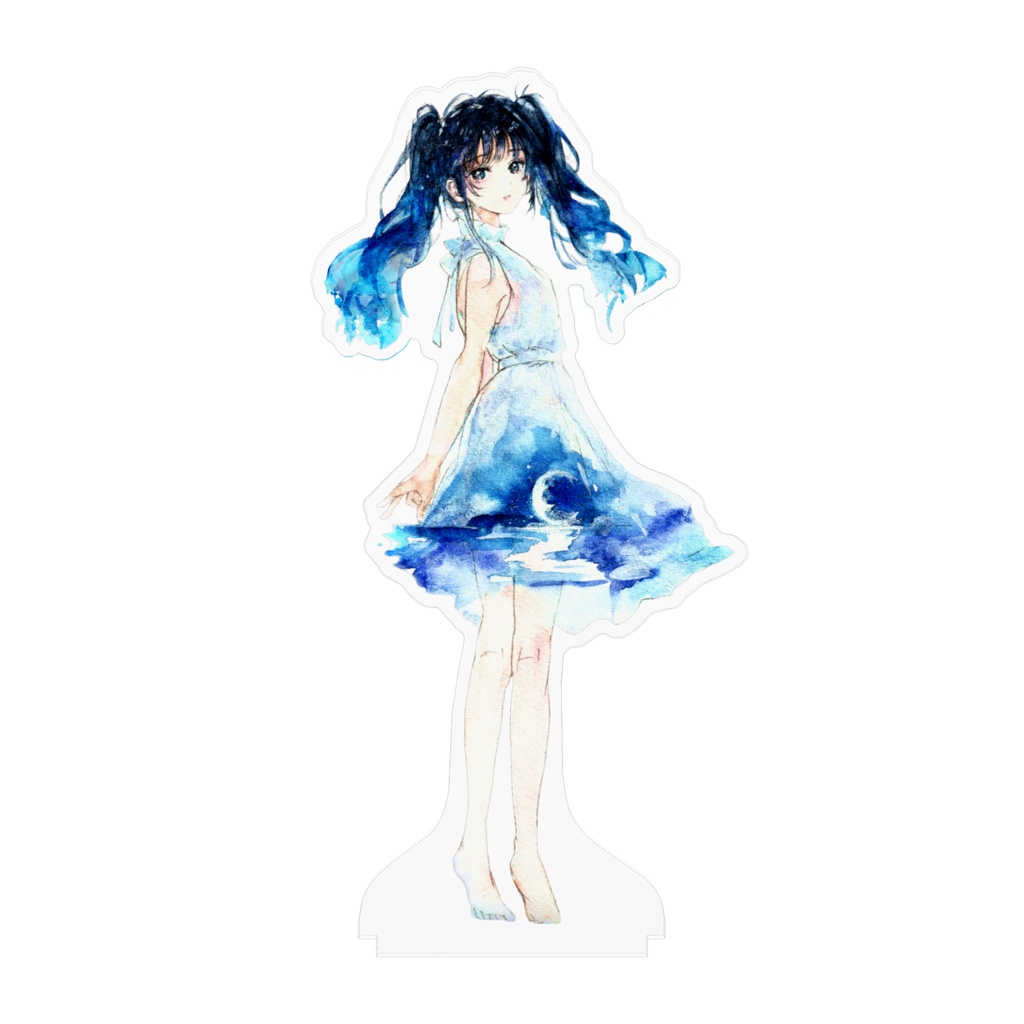 未了の青の少女