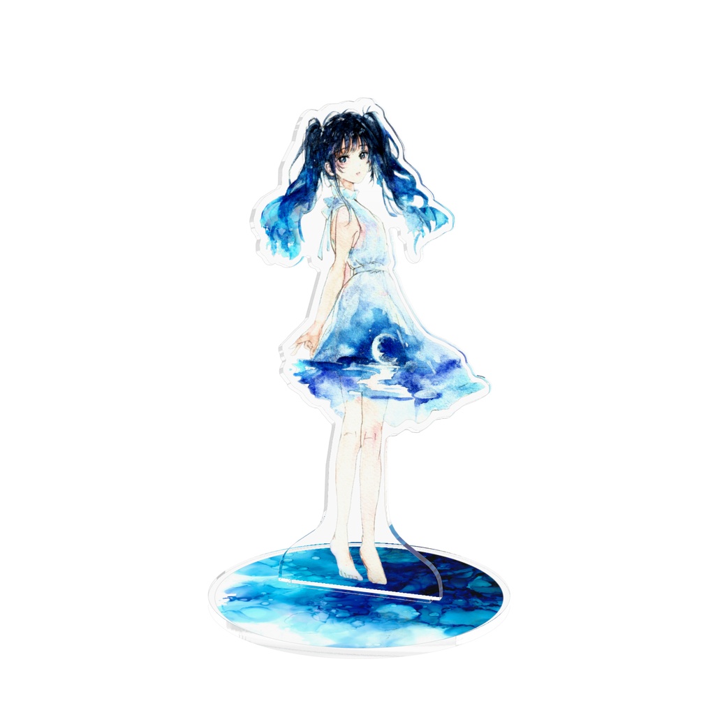 未了の青の少女