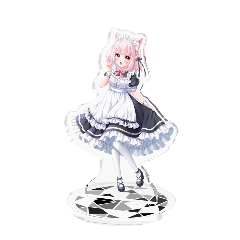 mikumonアクリルフィギュア【台座モノクロVer】