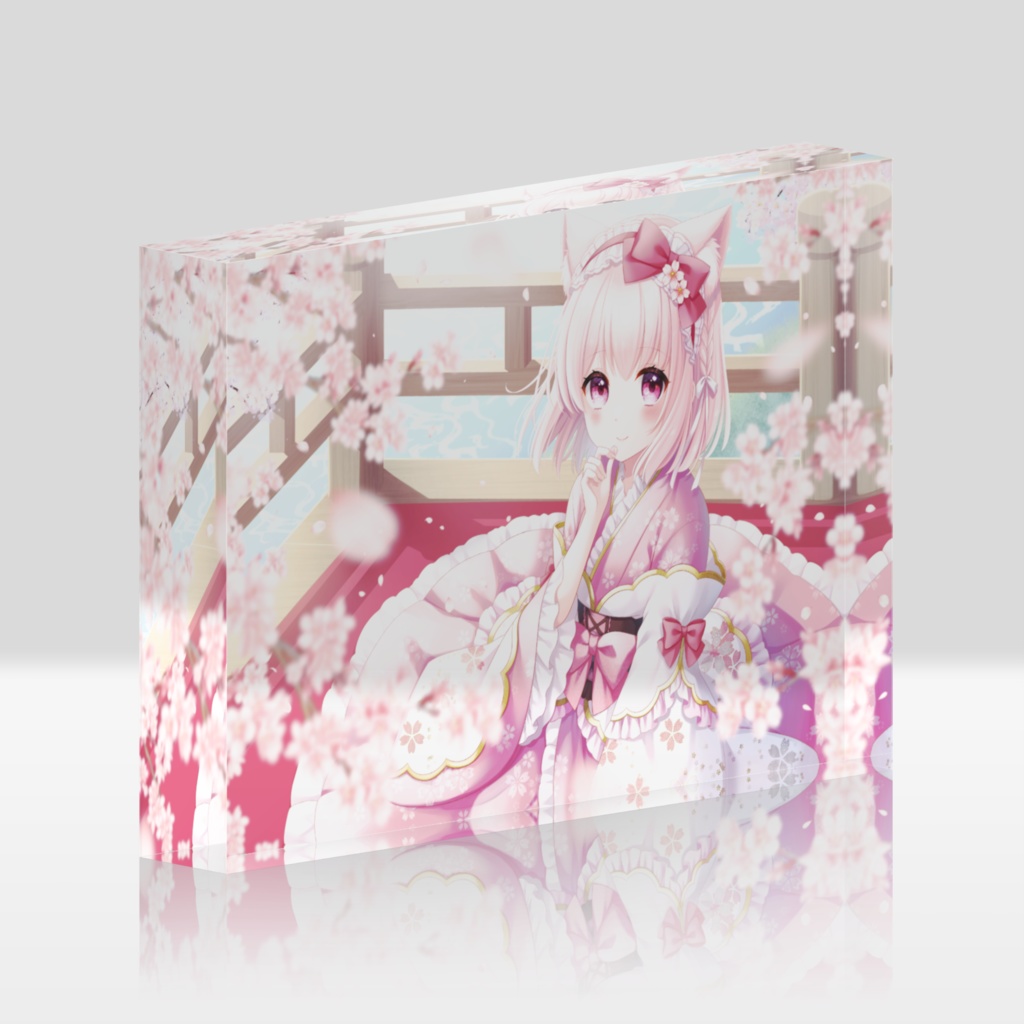 アクリルブロック【2022年桜みくもん】