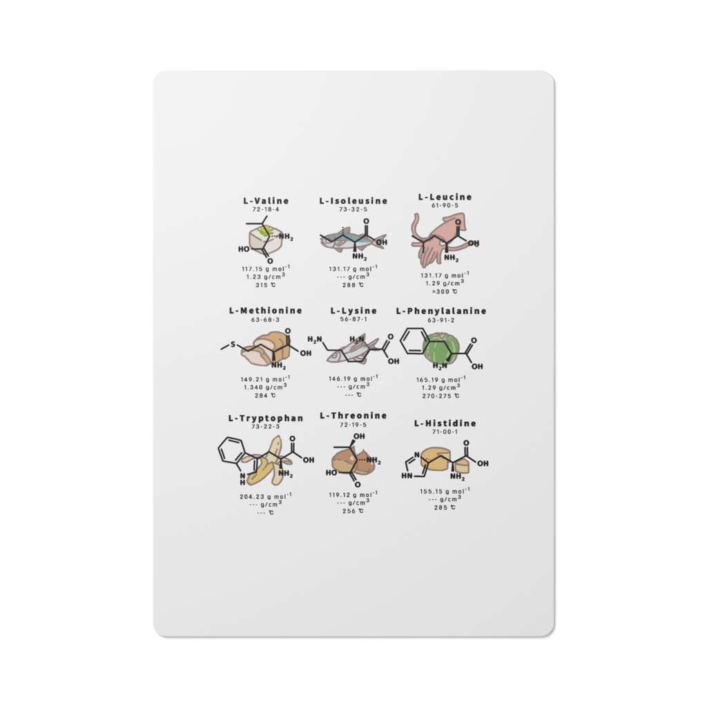 必須アミノ酸 下敷き もちもち屋 Booth