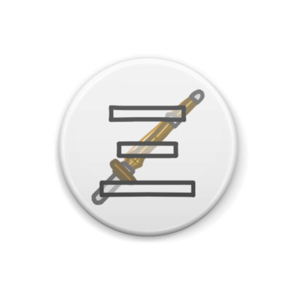 剣道(三将) 缶バッジ