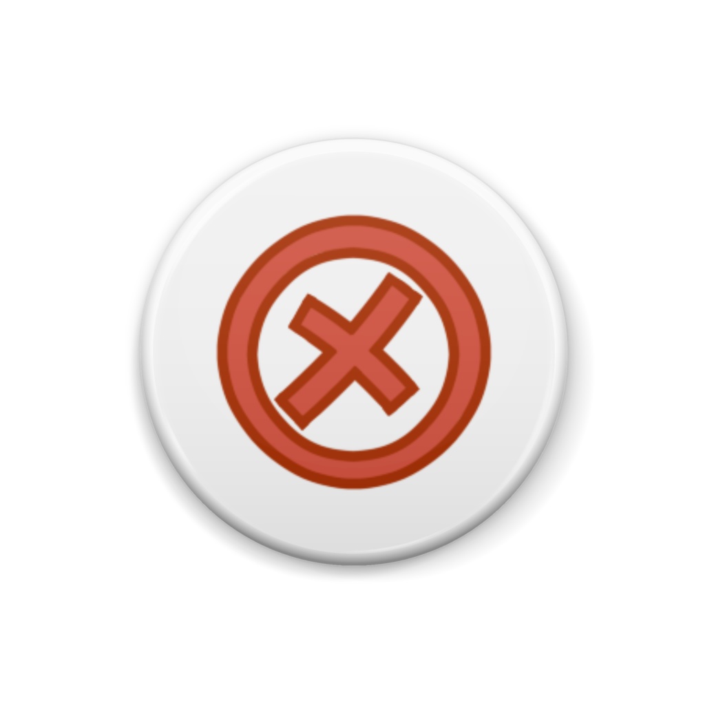 剣道(スコア・面) 缶バッジ