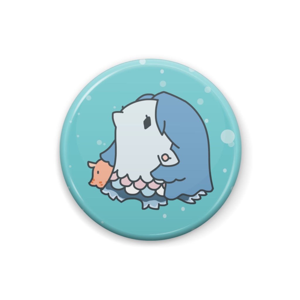 アマビエさま 缶バッジ