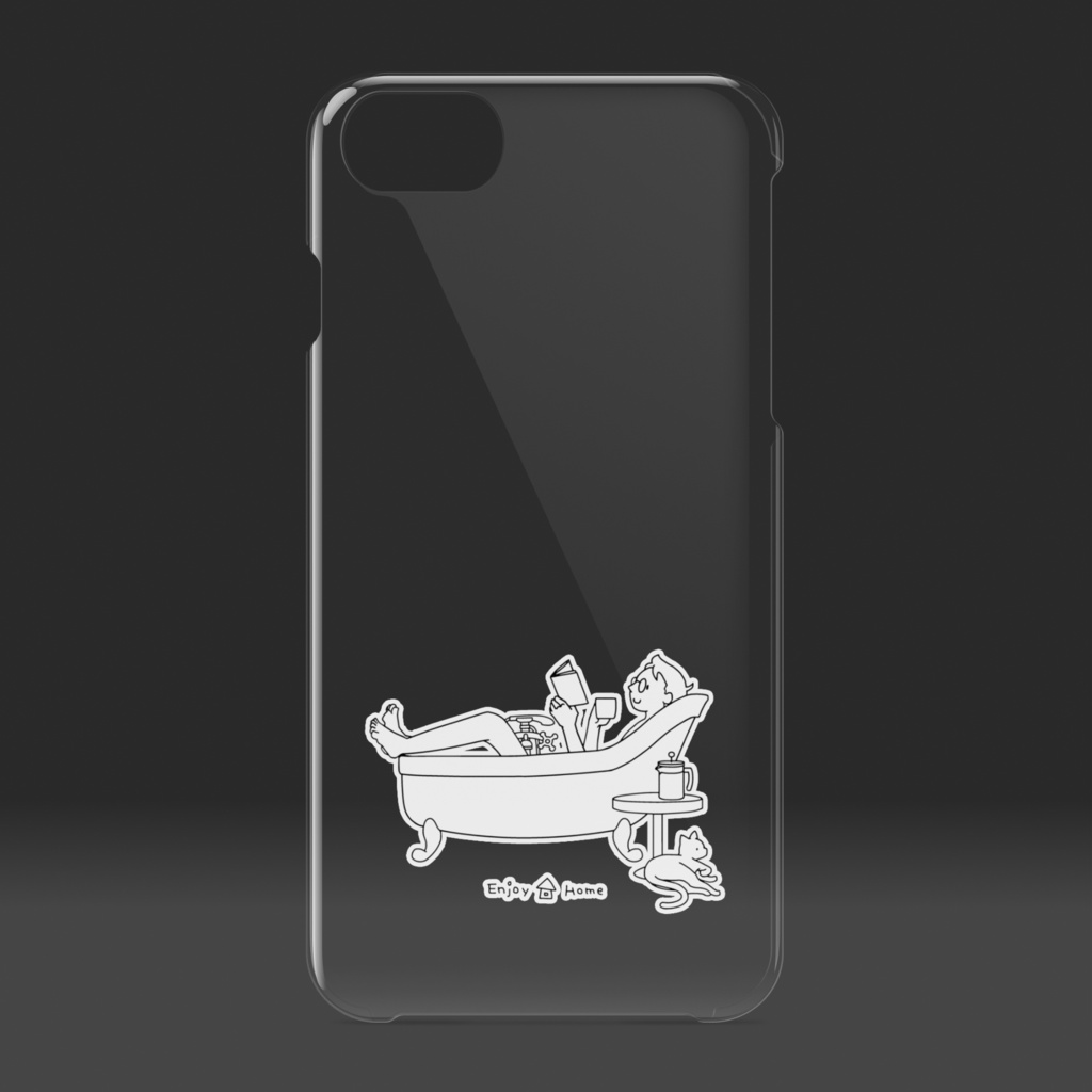 Enjoy Home クリアiPhoneケース