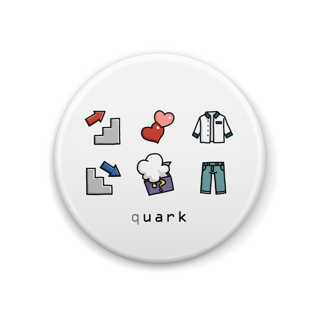 クォーク 缶バッジ