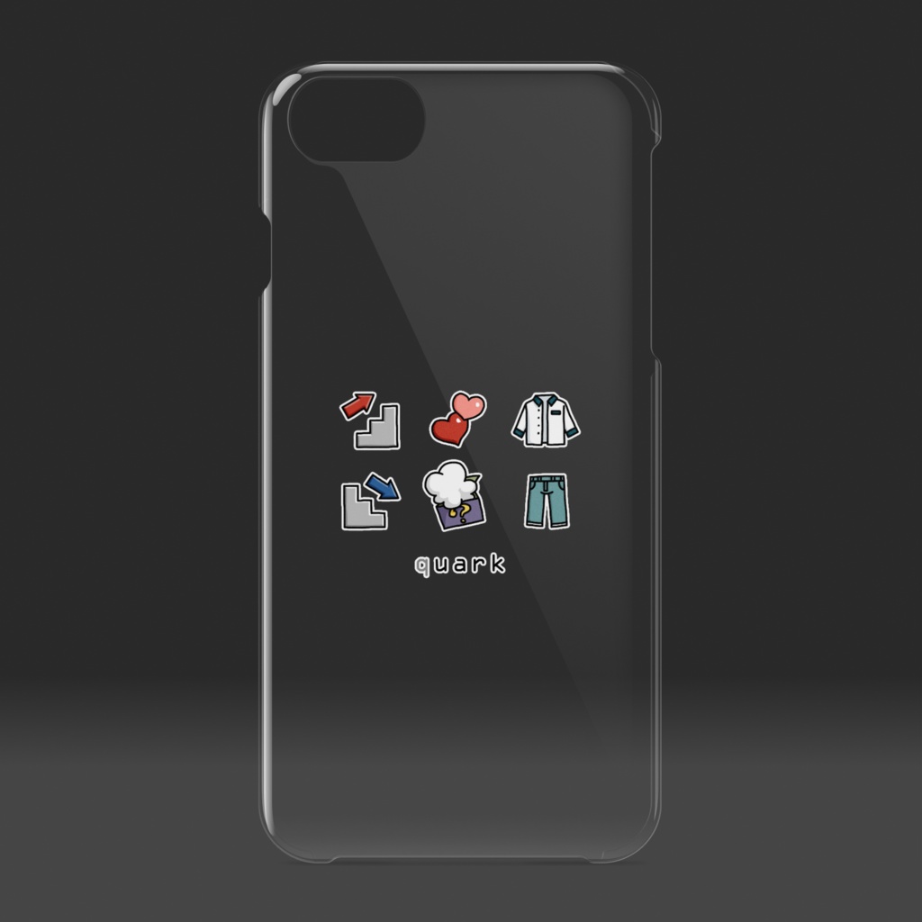 クォーク クリアiPhoneケース