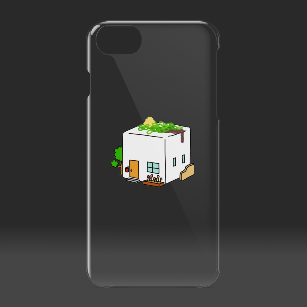 豆腐ハウス クリアiPhoneケース