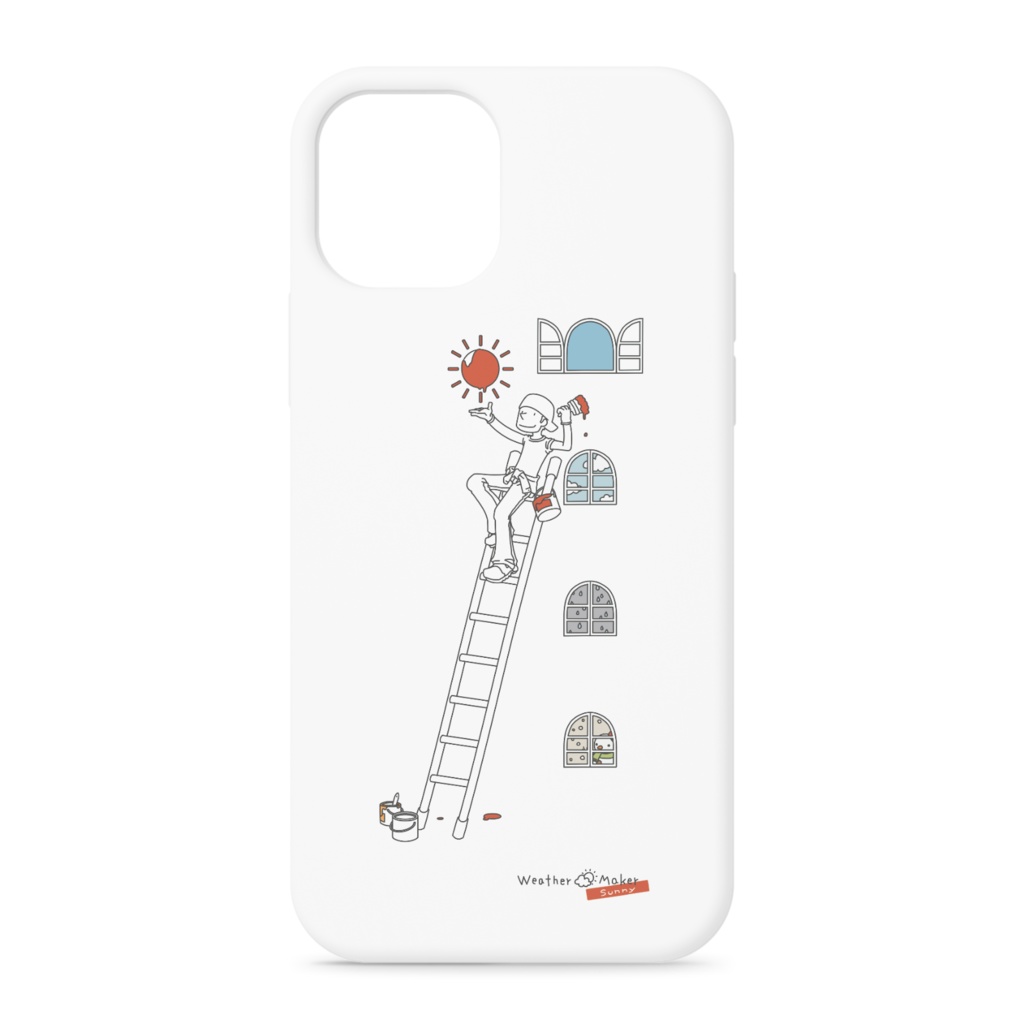 Weather Maker iPhoneケース - iPhone12 / 12 Pro - 正面印刷のみ