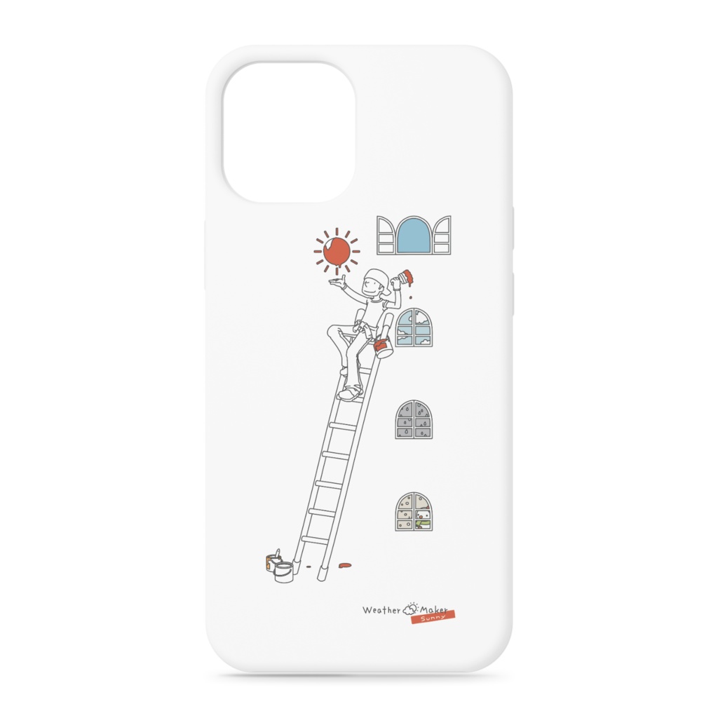 Weather Maker iPhoneケース - iPhone12 ProMax - 正面印刷のみ