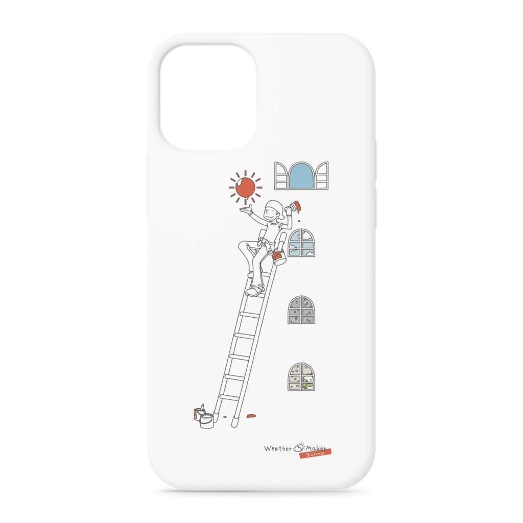 Weather Maker iPhoneケース - iPhone12 mini - 正面印刷のみ