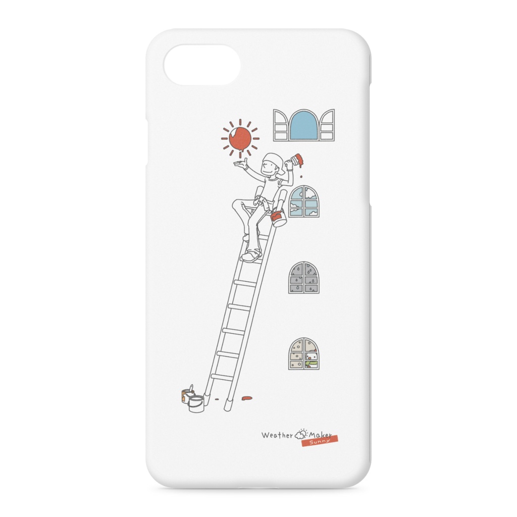 Weather Maker iPhoneケース - iPhone 8 / 7 / SE2 - 正面印刷のみ