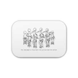 The individual is thus both the picture and the artist. 缶バッジ